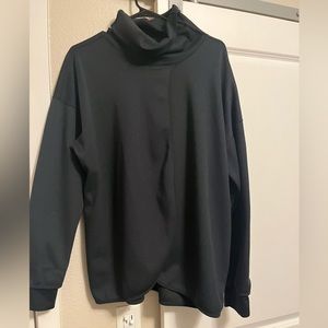 Nike mock wrap sweater